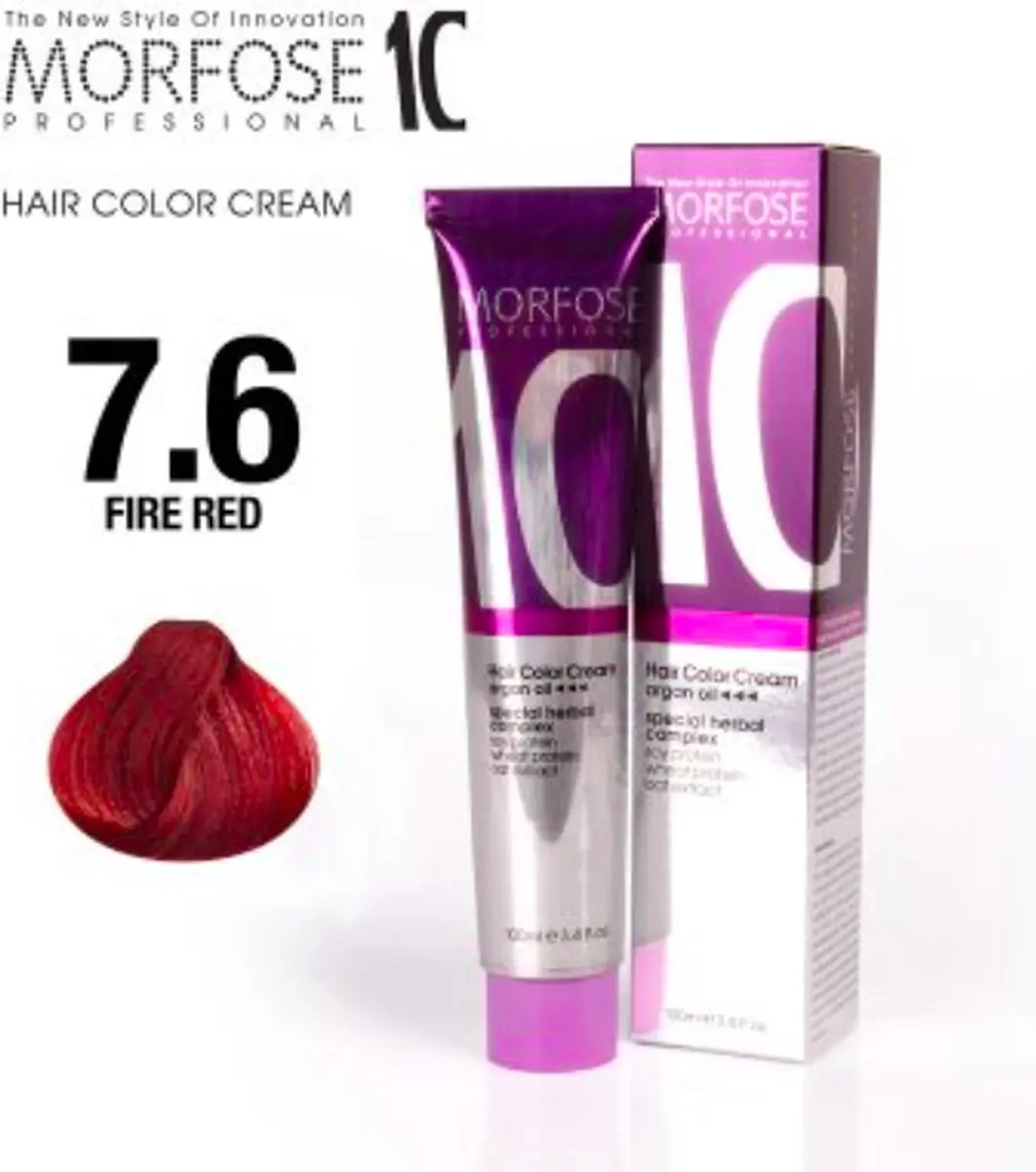 Morfose Color Cream 7.6 Fire Red 100ml