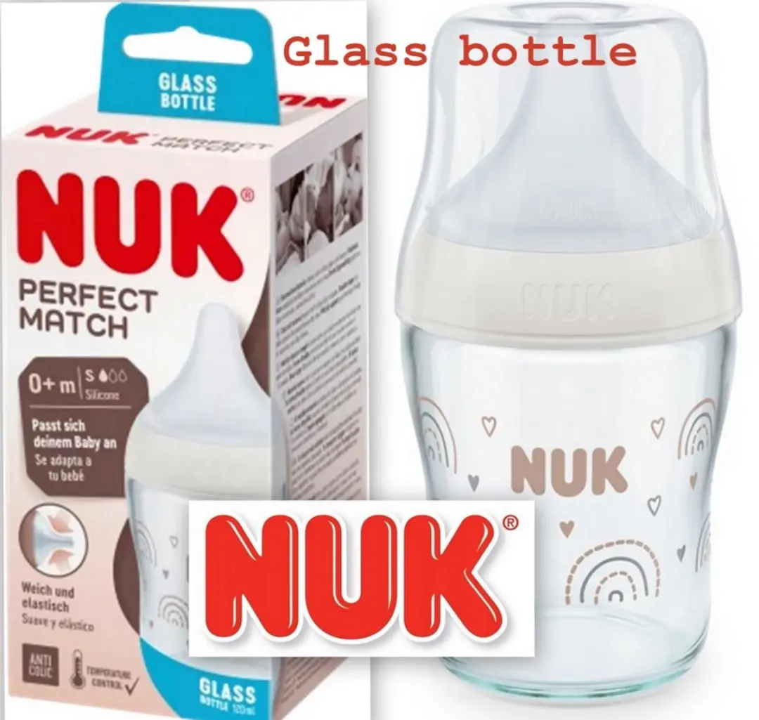 NUK Glass Perfect Match Babyfles 120ml