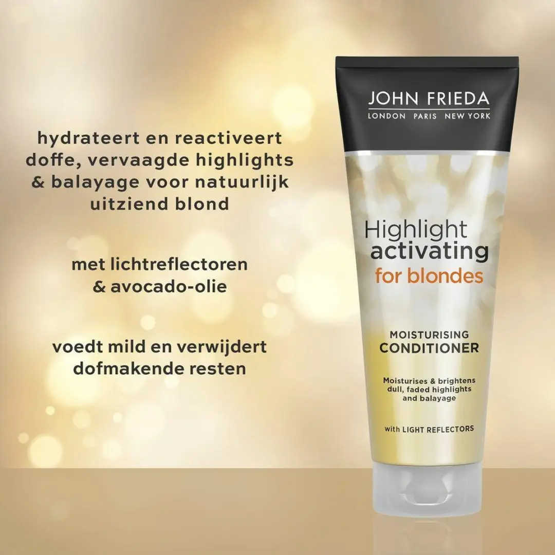 John Frieda Highlight Activating Conditioner 250ml - Blond - afbeelding 6 van 6