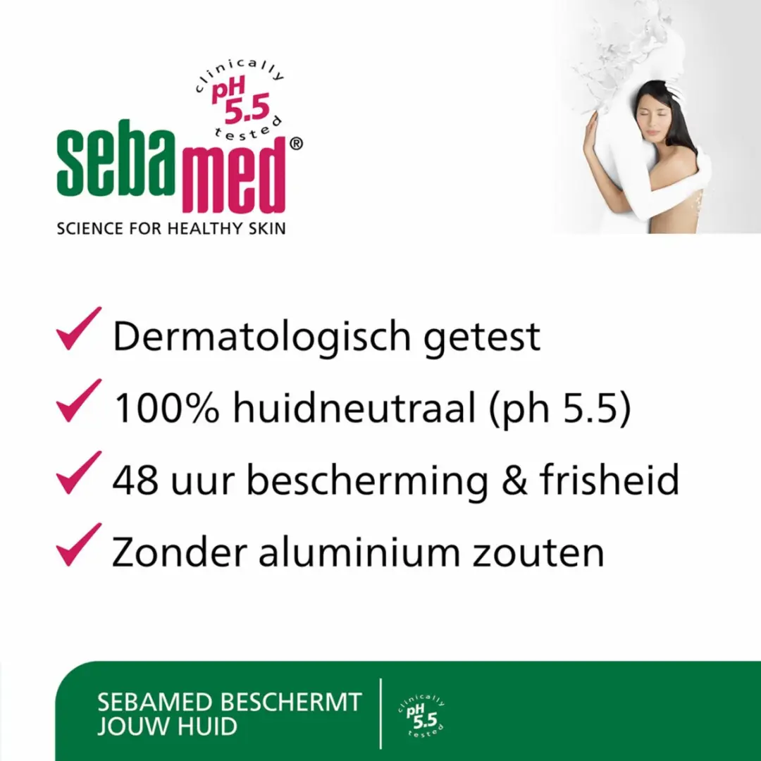 Sebamed Fresh Deo Roller 50ml - 3 Stuks