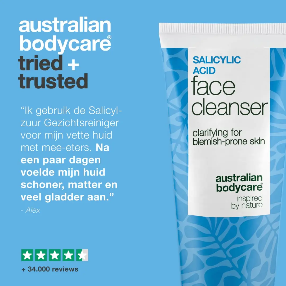 Australian Bodycare Salicylzuur Gezichtsreiniger 100ml - afbeelding 6 van 6