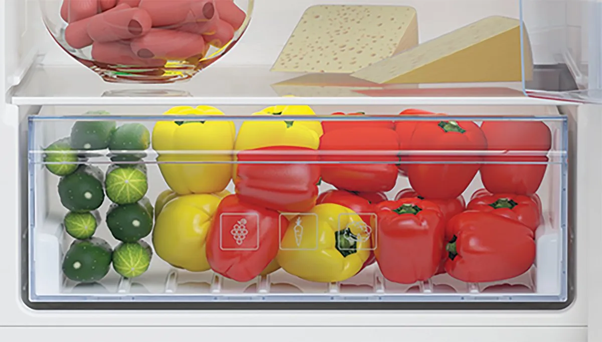 Beko BCSA285K4SN Inbouw Koelvriescombinatie 271L - Wit