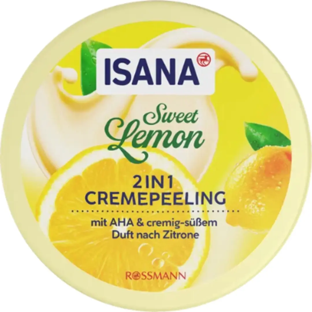 Isana Sweet Lemon 2in1 Cremepeeling Bodyscrub 250ml