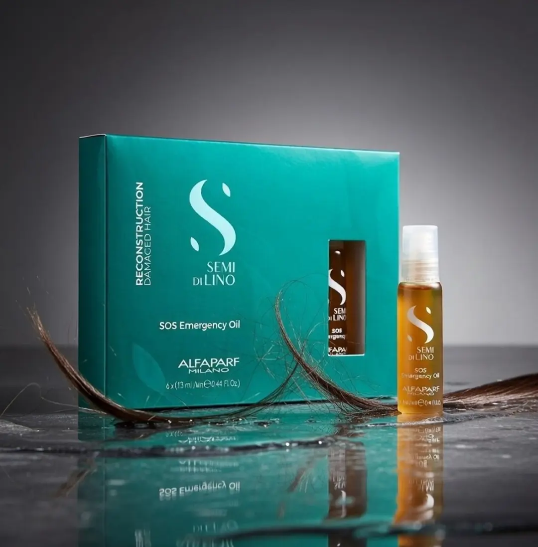 ALFAPARF Semi Di Lino SOS Emergency Oil Haar Serum - 6x13ml
