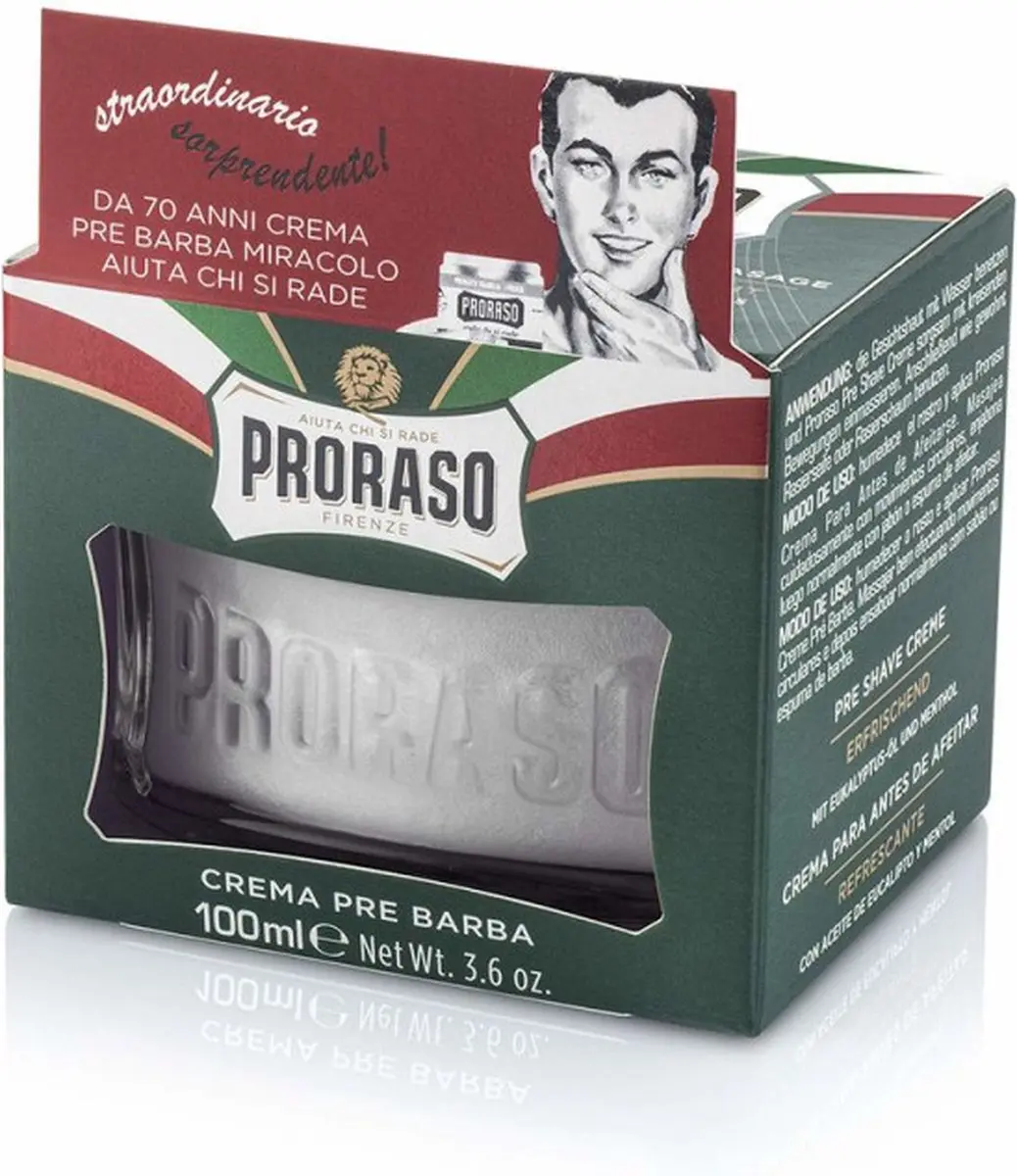 Proraso Green Pre-Shaving Cream 100ml