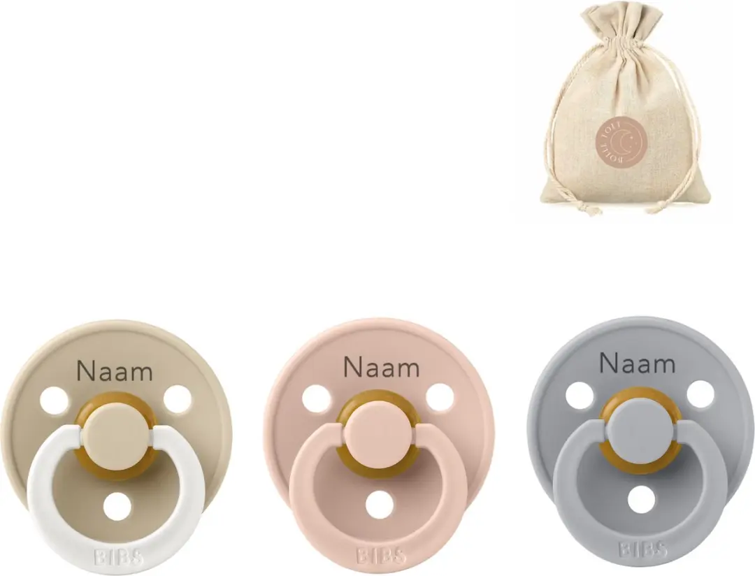 BIBS T1 Fopspeen met naam