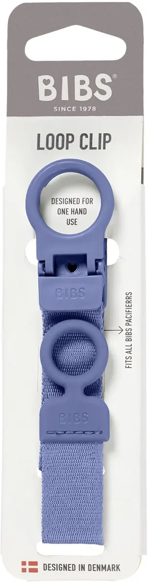 BIBS Clip LOOP Speenkoord - Blauw