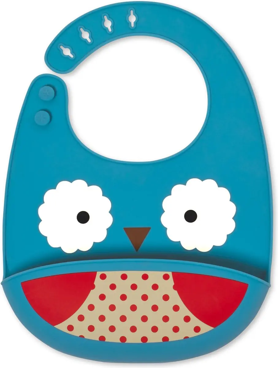 Skip Hop Zoo Fold & Go Siliconen Slabbetje