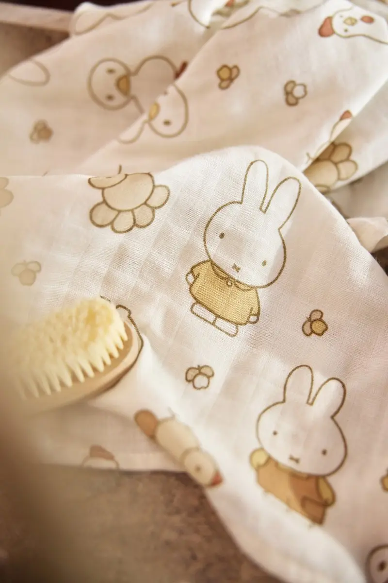 Jollein Hydrofiele Doek Small Miffy Family Farm - 70x70cm - 3 Stuks