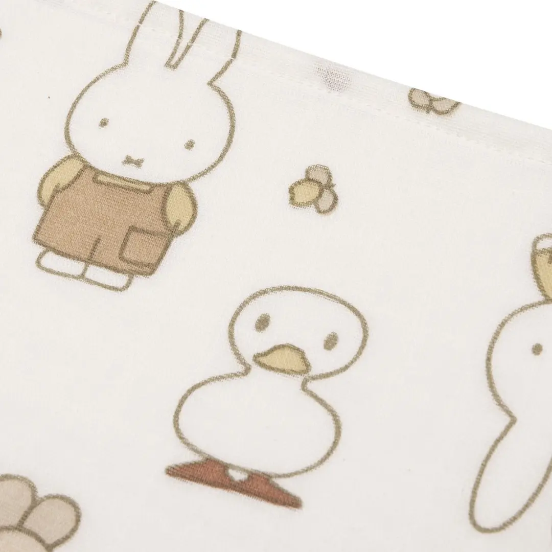 Jollein Hydrofiele Doek Small Miffy Family Farm - 70x70cm - 3 Stuks