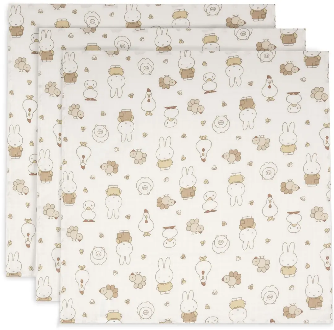 Jollein Hydrofiele Doek Small Miffy Family Farm