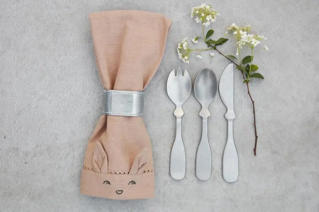 Elodie Servetring Antique Silver