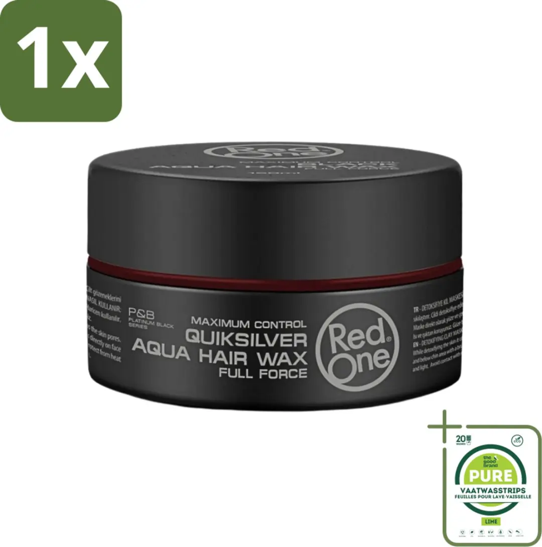 Red One Quicksilver Aqua Hair Wax 150ml