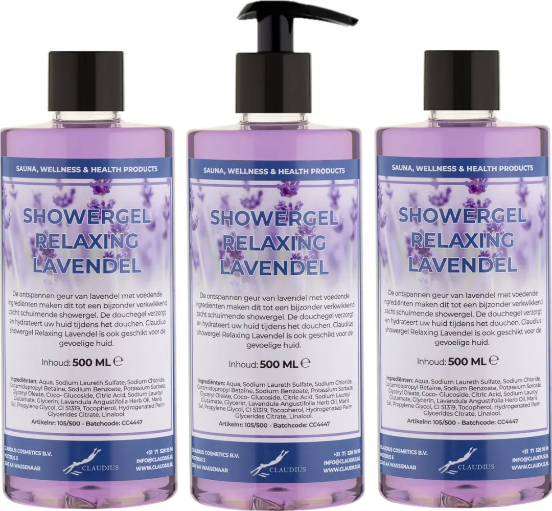 Splashbox Cosmetics Douchegel Relaxing Lavendel 500ml