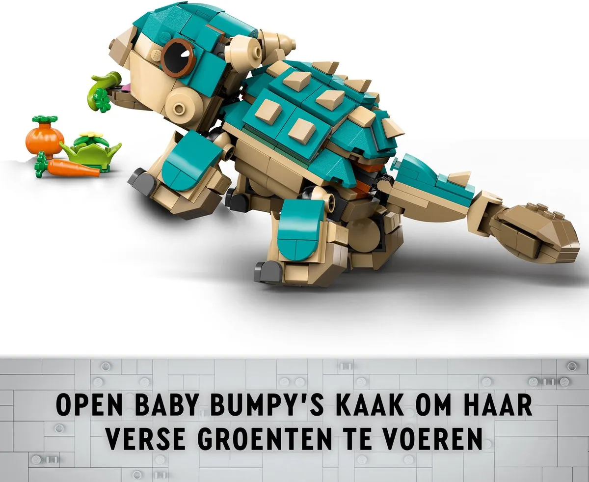 LEGO Baby Bumpy Ankylosaurus 76962 - 358 Stukken
