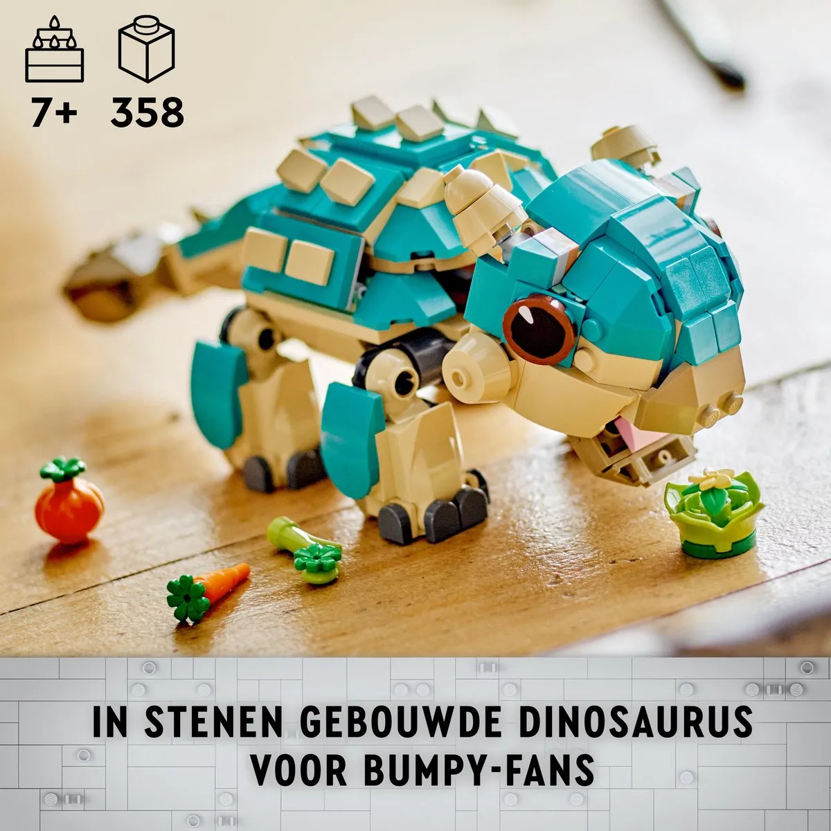 LEGO Baby Bumpy Ankylosaurus 76962 - 358 Stukken