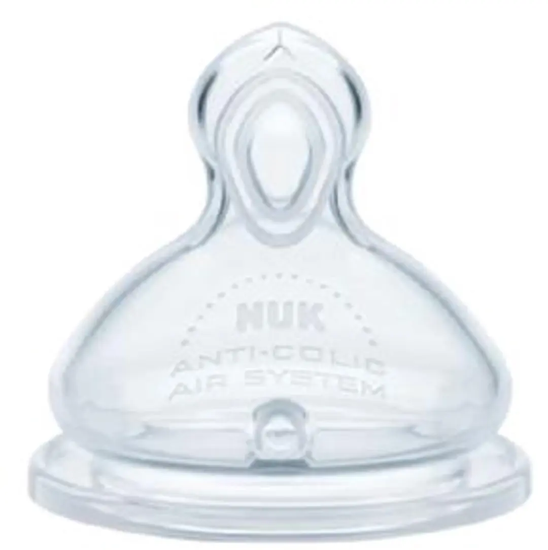 NUK First Choice Siliconen Anti-Colic Fles 2 Stuks - 6m+