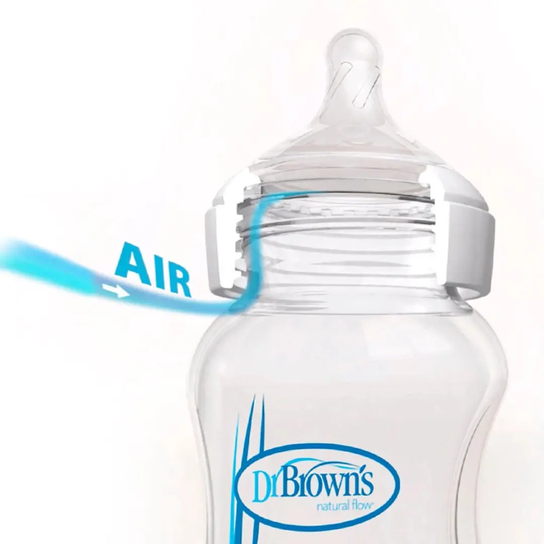 Dr. Brown's Options+ Anti-Colic Babyfles 270ml - Transparant