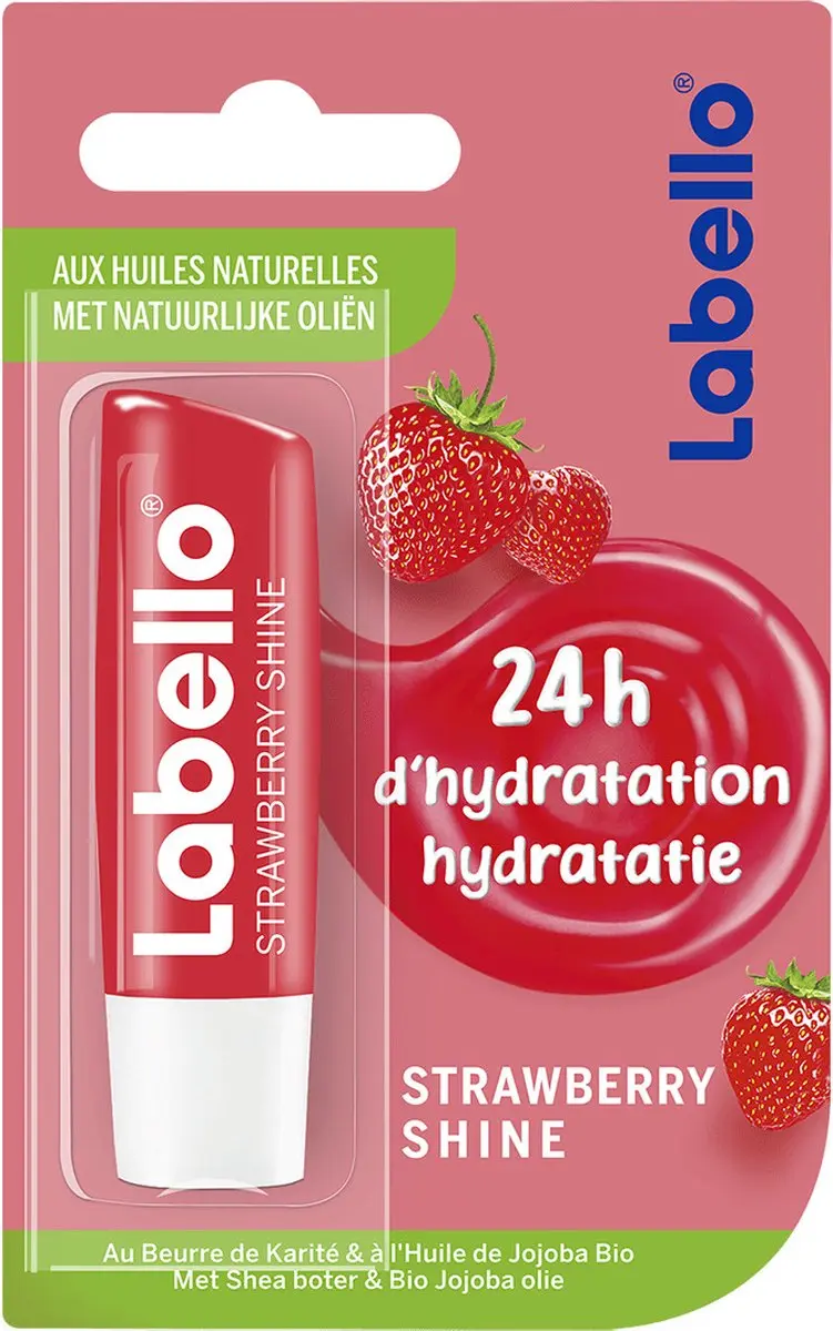 Labello Lippenbalsem Fruity Shine Aardbei 5.5ml