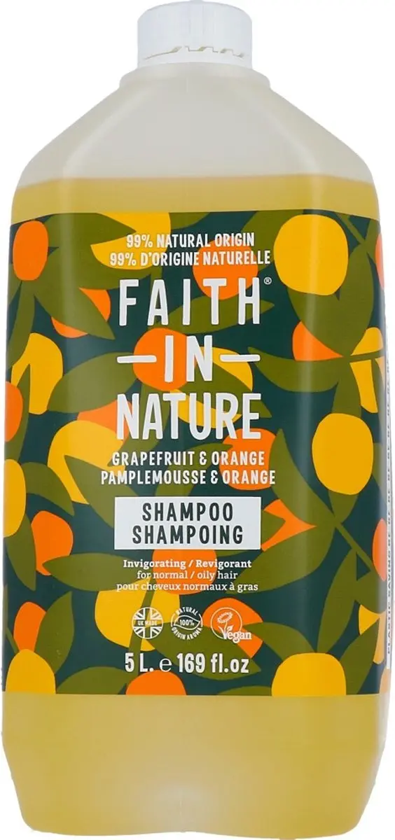 Faith In Nature Grapefruit & Sinaasappel Shampoo 5L - afbeelding 6 van 6