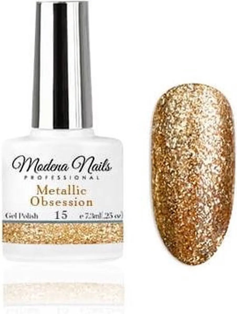 Modena Nails Gellak Metallic Obsession Glitter 7,3ml