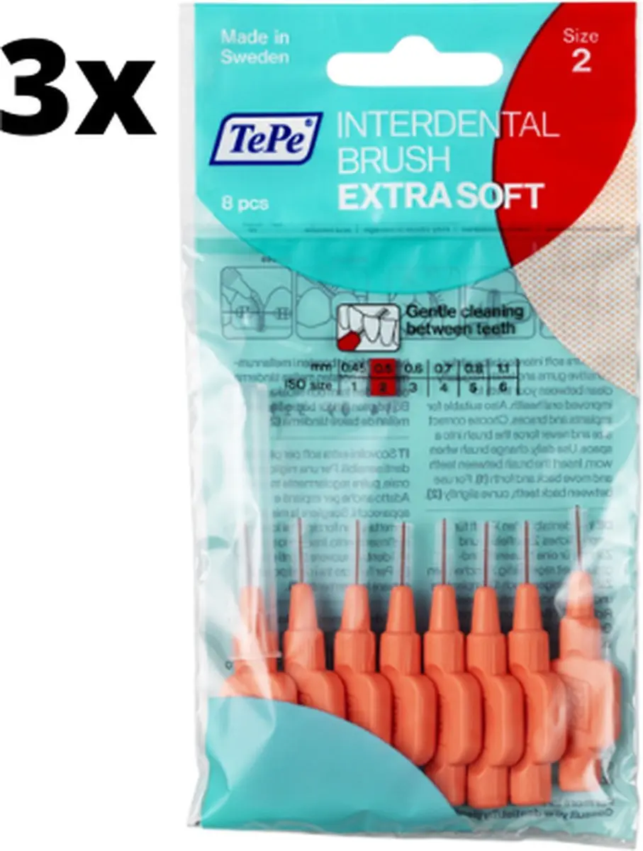 TePe Extra Soft Rood 0,50mm