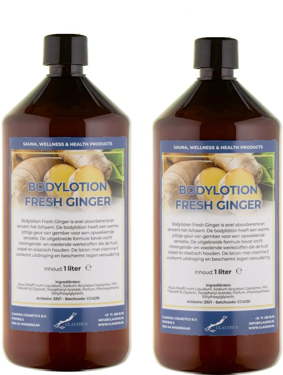 Splashbox Cosmetics Bodylotion Fresh Ginger 2 Liter
