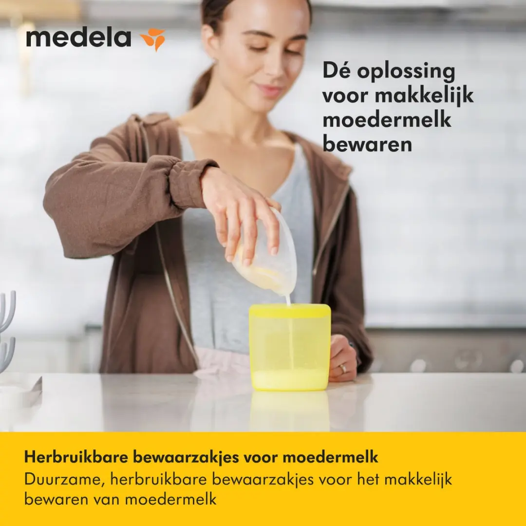 Medela Herbruikbare Moedermelk Bewaarzakjes 220ml - 5 Stuks