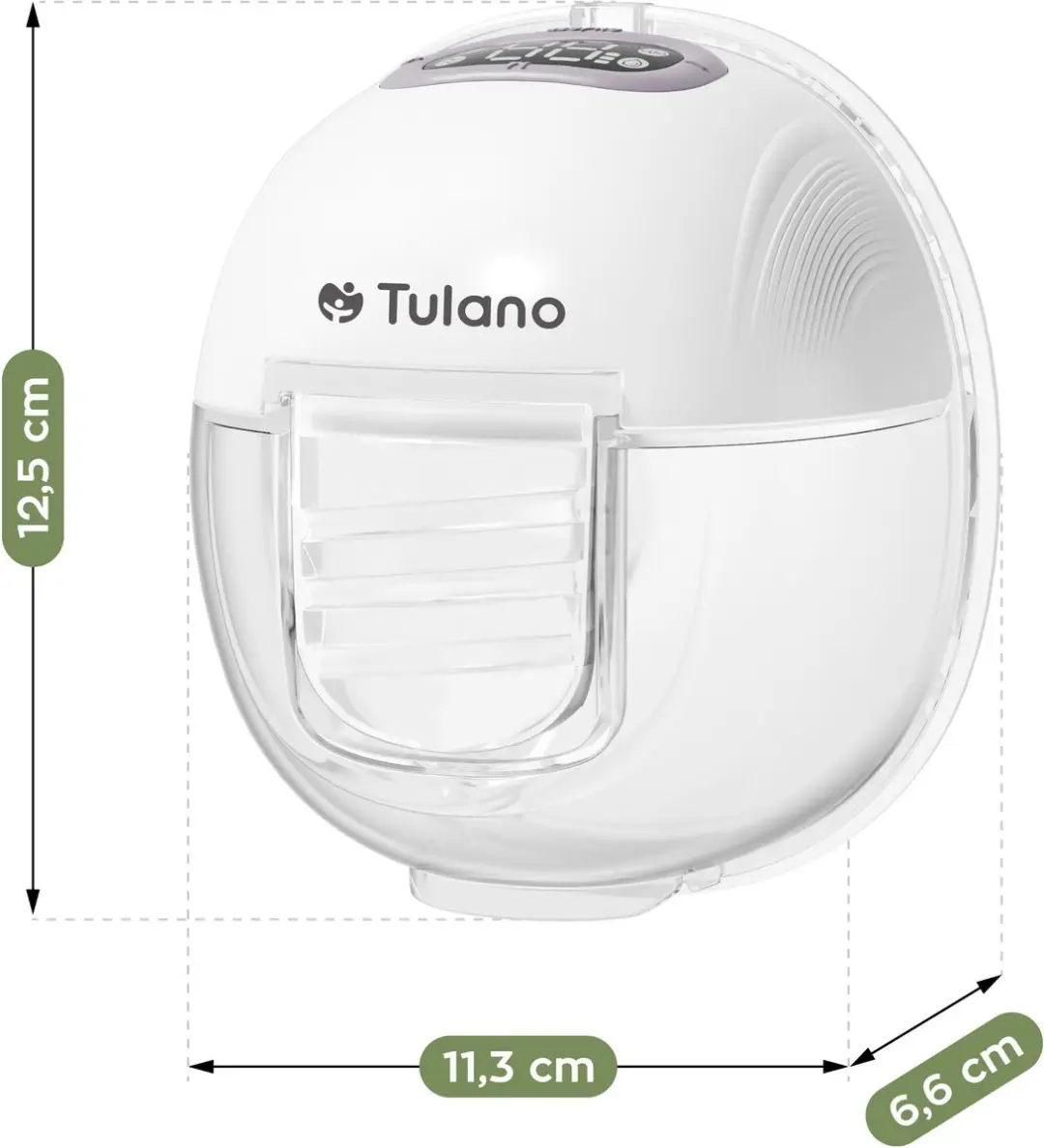 Tulano Olly 35 Draadloze Borstkolf - 36 standen 150ml - Wit