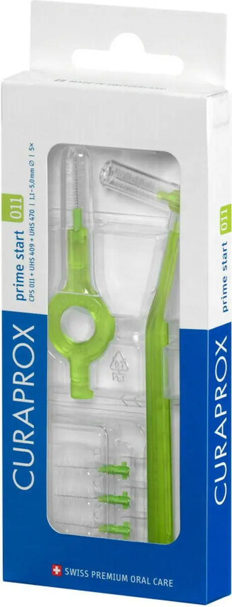 Curaprox Interdentale Rager Prime CPS 011 Groen - 5mm - 5 Stuks - afbeelding 6 van 6
