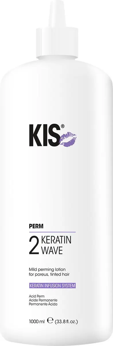 KIS Keratin Wave Perm Omvorming 1000ml - Zwart
