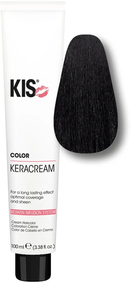 KIS Haarverf 1N Zwart - 100ml