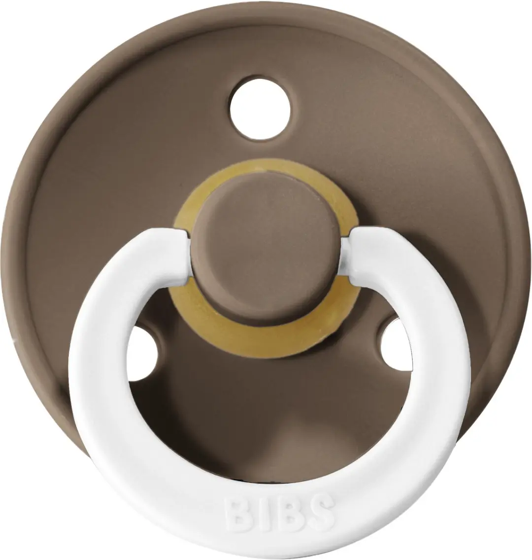 BIBS Glow In The Dark Fopspeen Dark Oak - 6-18 Mnd