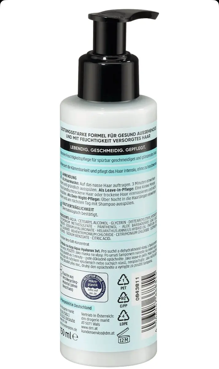 Balea Haarmasker Aqua Hyaluron 150ml