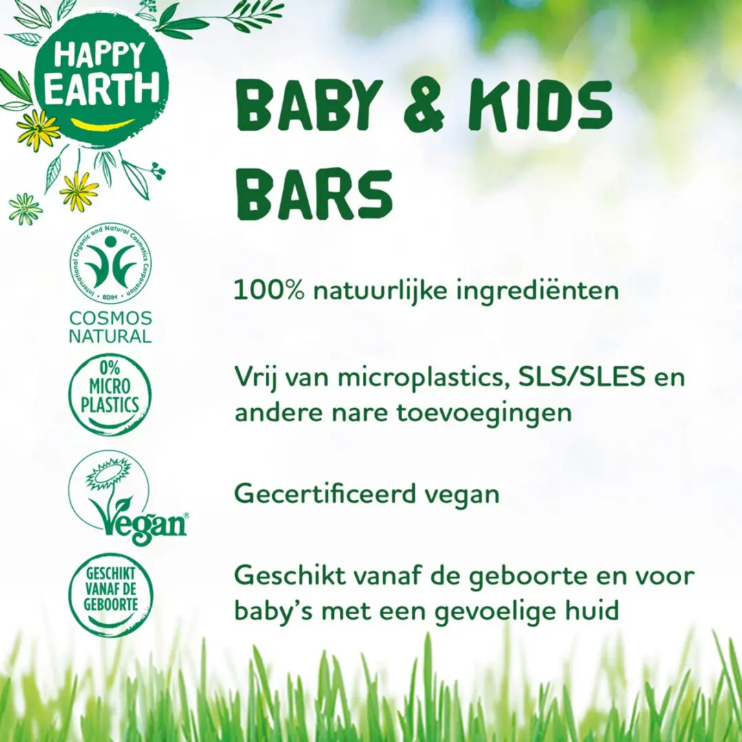 Happy Earth Baby & Kids Shampoo Bar 50g