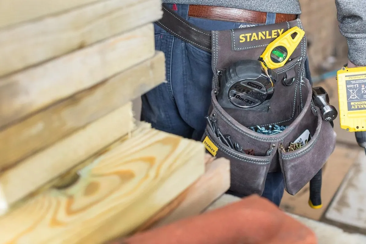 Stanley STST1-80116 Gereedschapsgordel - Grijs