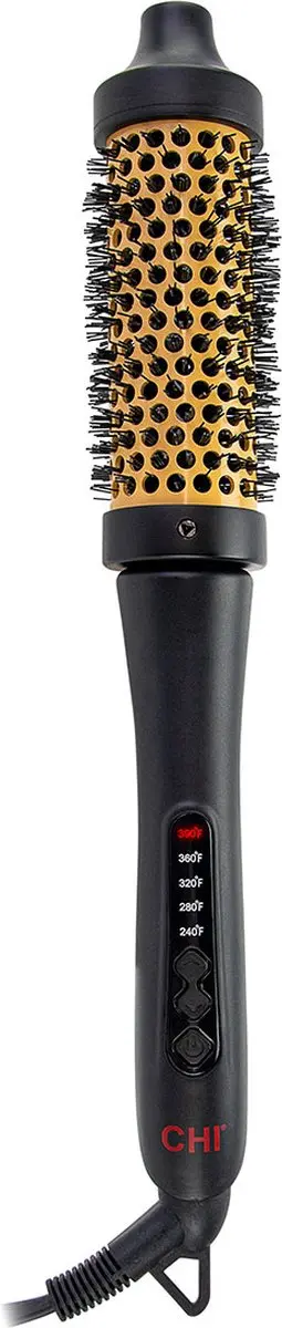 Chi Natural Life Ceramic Nylon Roundbrush Föhnborstel 1.5 - Zwart