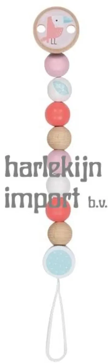 Goki Fopspeenketting Papegaaiduiker - Hout - Multikleur