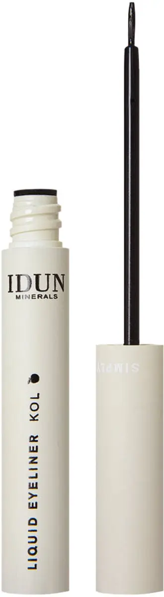 Idun Minerals Vloeibare Eyeliner Köl - Zwart 5ml
