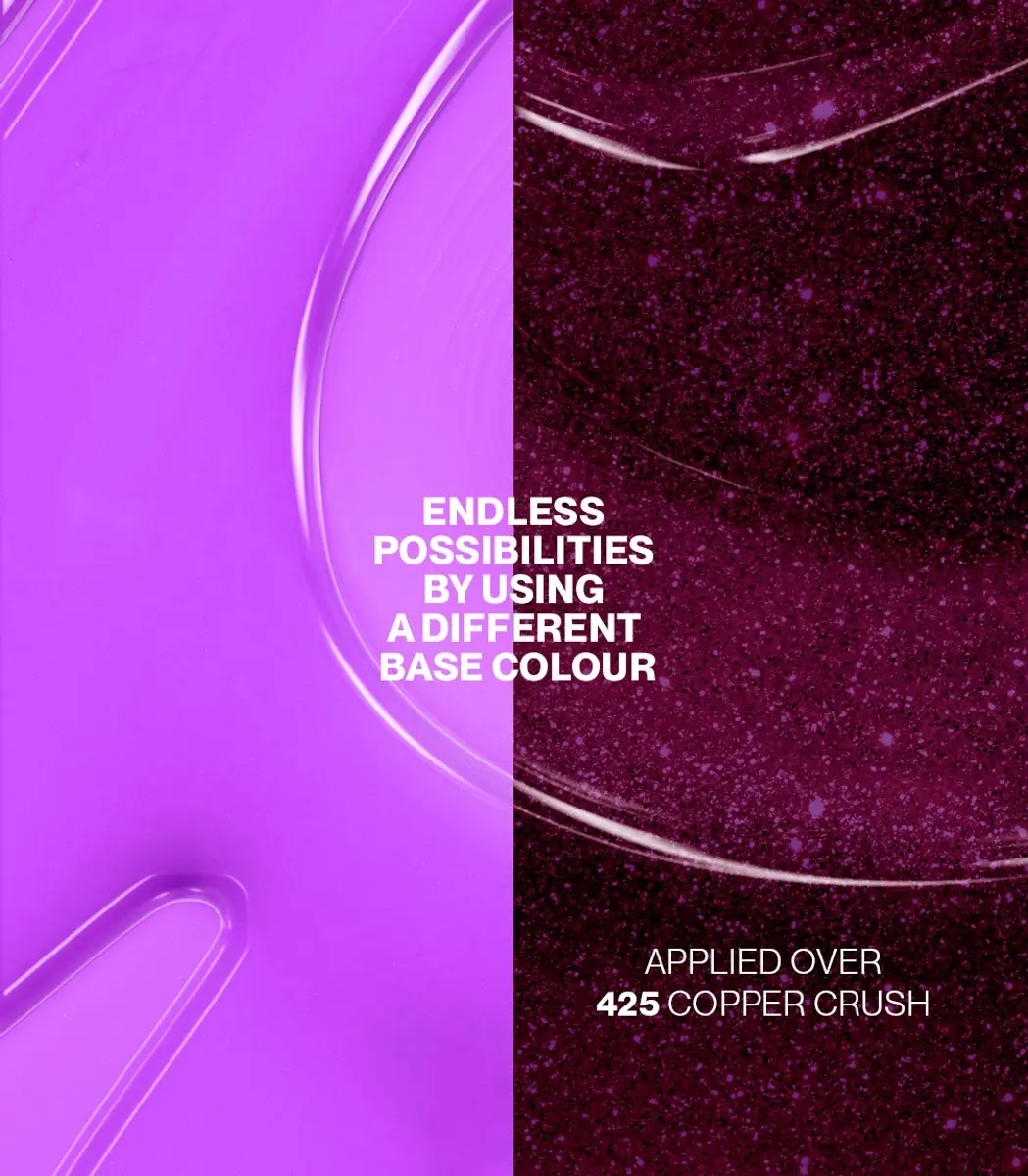 Pink Gellac Jelly Coat Set - 2x15ml - Violet Sheen & Copper Crush