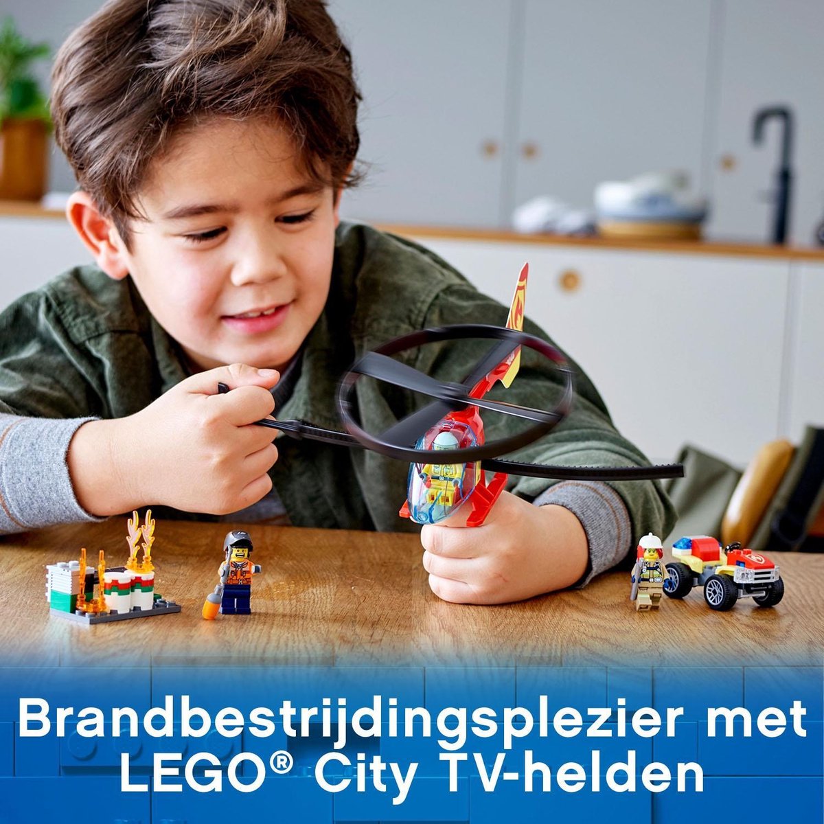 LEGO City Brandweerhelikopter Reddingsoperatie - 60248