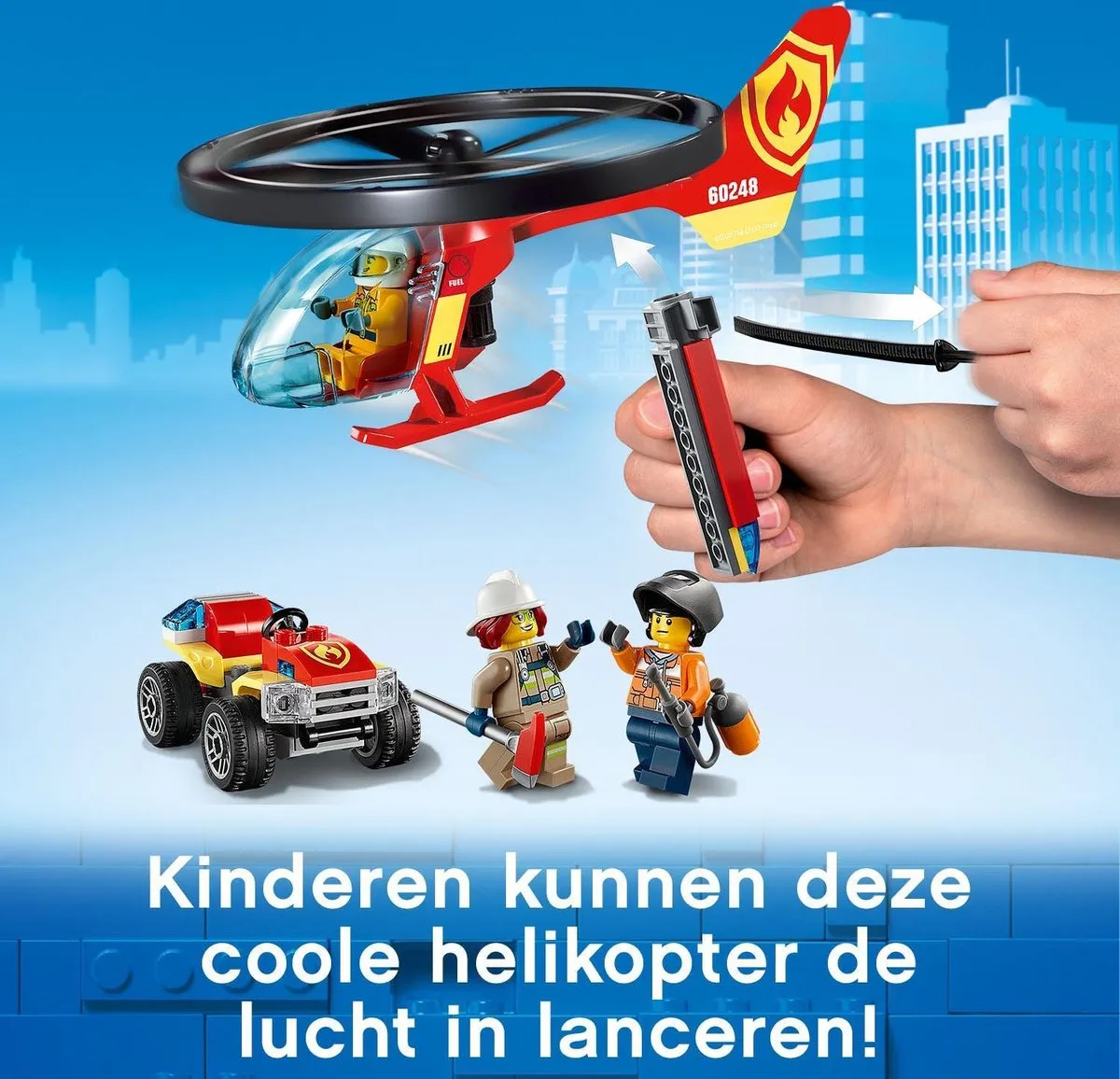 LEGO City Reddingsoperatie Helikopter 60248 - 6 Minifiguren