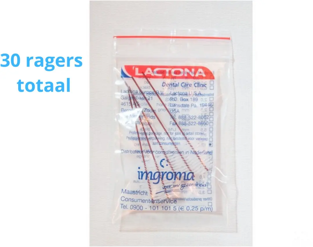 Lactona Interdentaal Ragers XX-Large 12mm - 30 Stuks