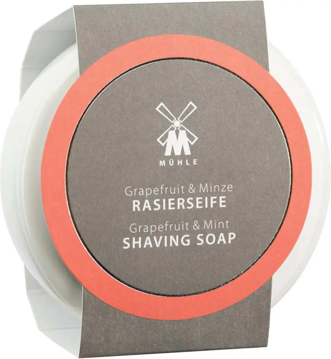 Mühle Scheerzeep Grapefruit & Mint 65g