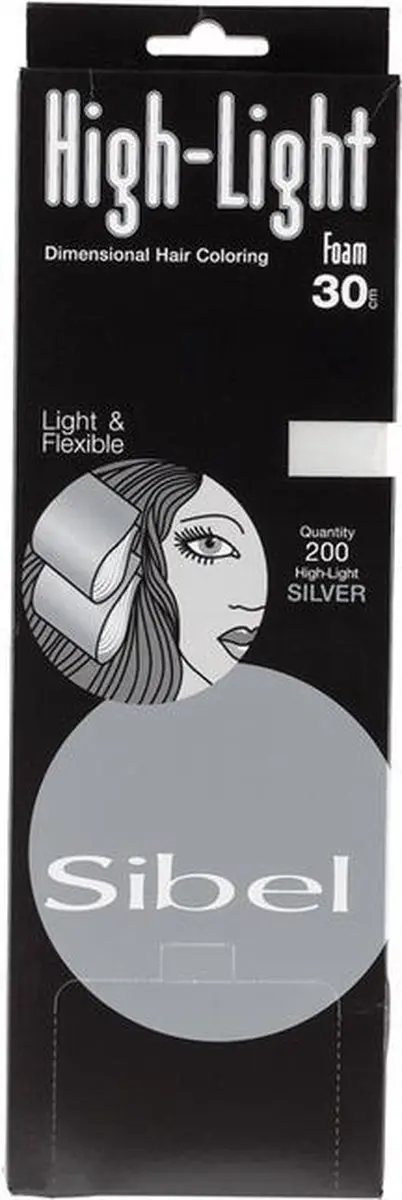Sibel Hi Lite Foam 200 Stuks 9.5x30cm