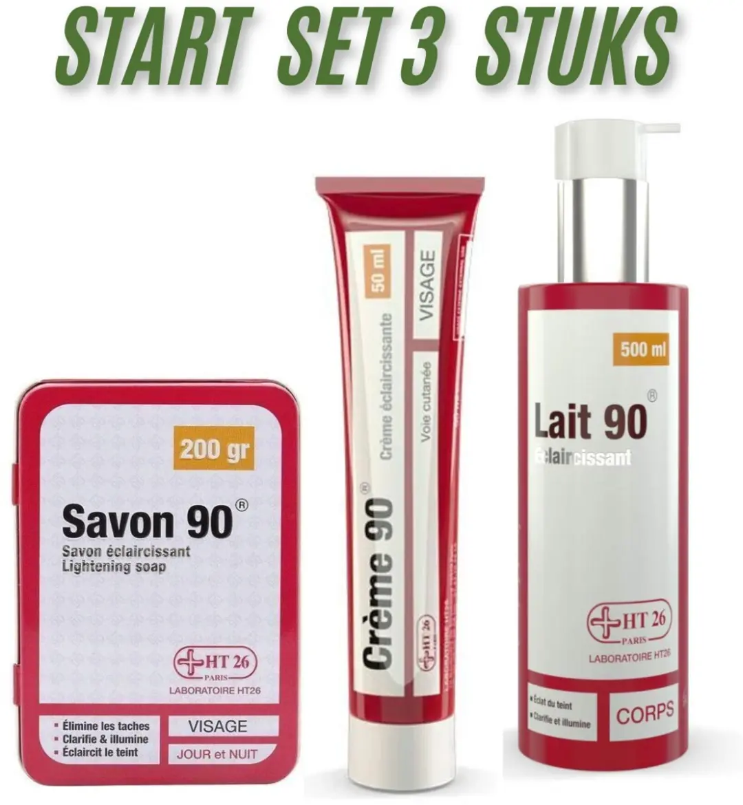 HT26 Paris Verhelderende Huidverzorging Set 775ml