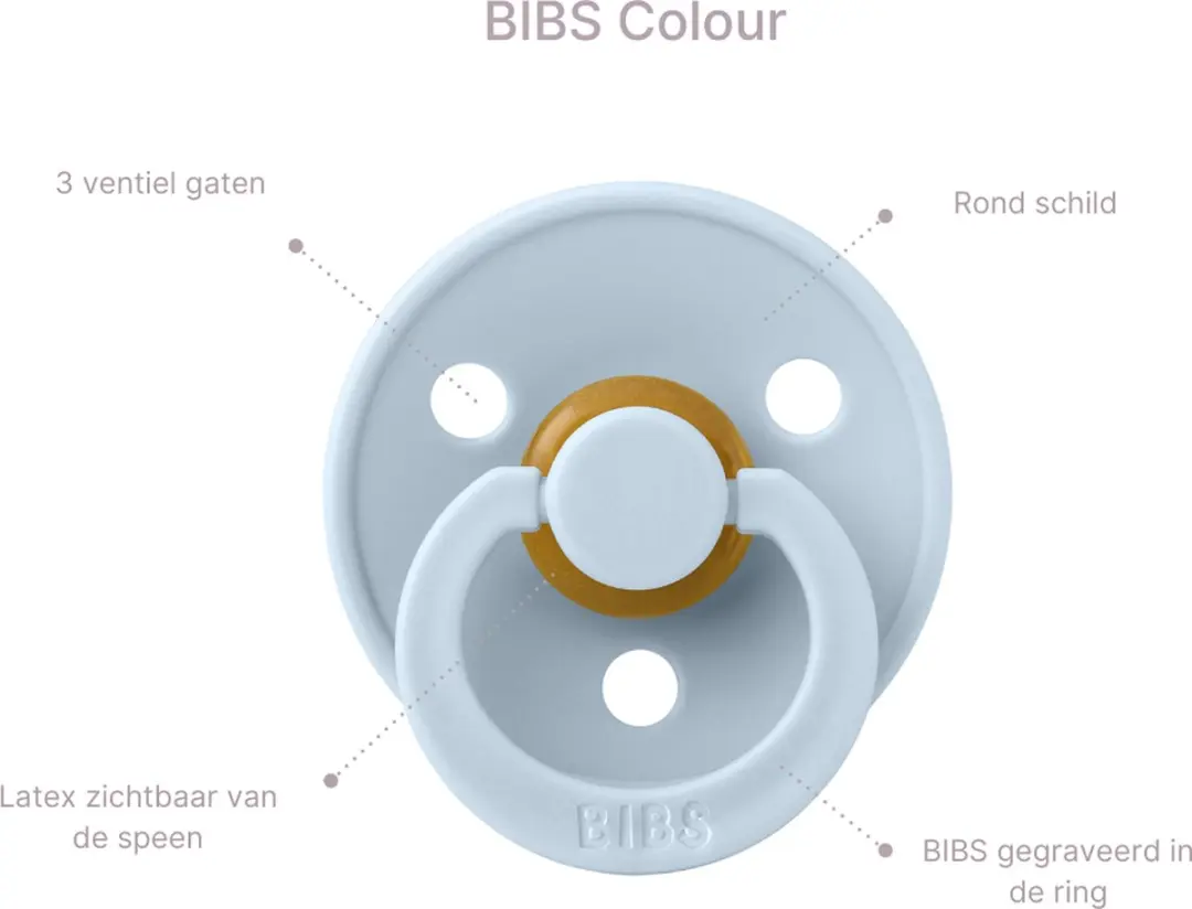 BIBS Fopspeen Maat 3 4 Stuks - Sand/Cloud/Sage + Monkiezz Speenzakje