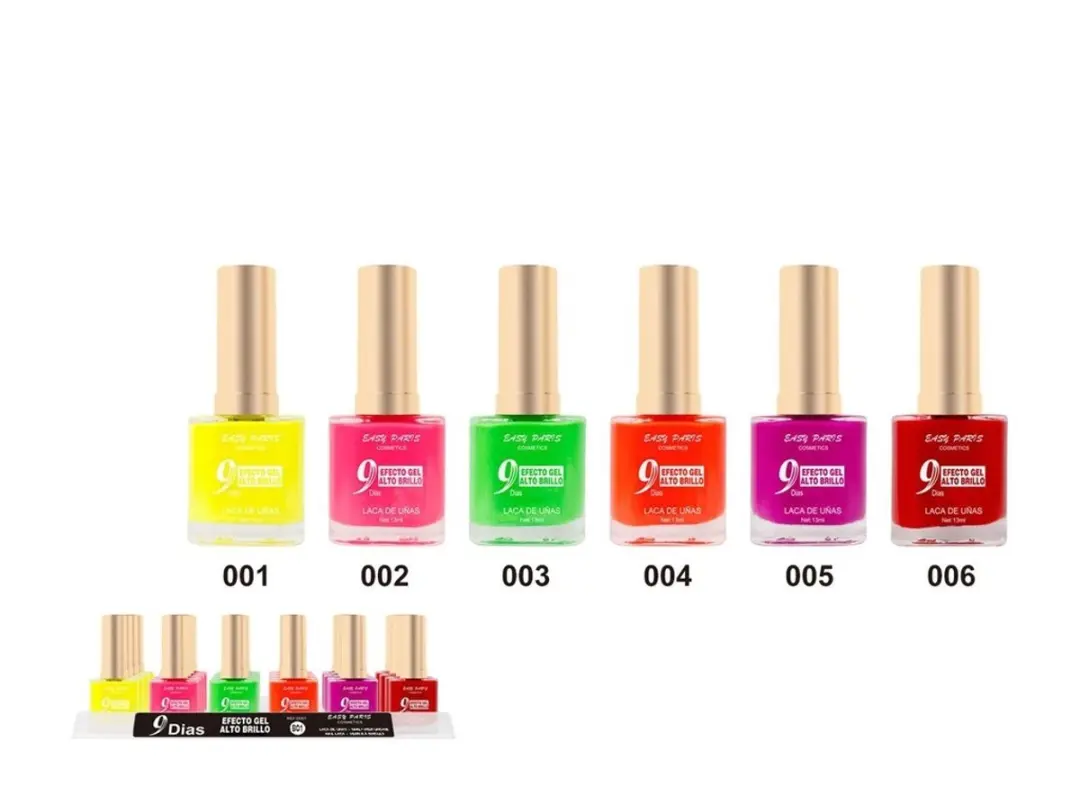 Easy Paris Nagellak Fris/Fluor/Neon Groen 003 - 13ml