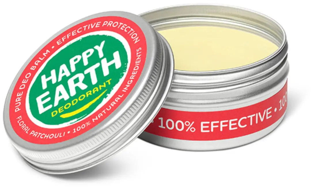 Happy Earth Deodorant Balm Floral Patchouli 45g