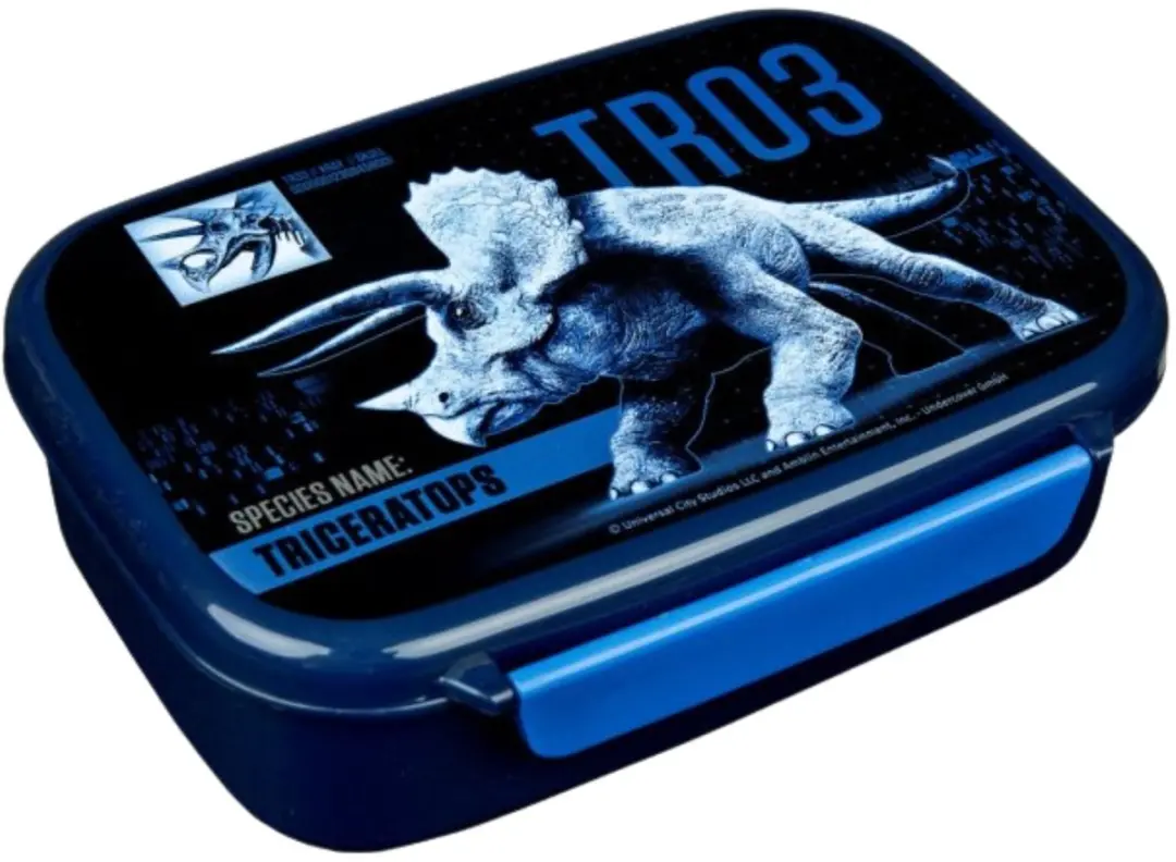 Jurassic World Lunchset Blauw - Lunchbox & Fles
